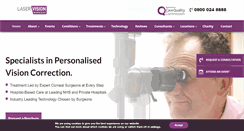 Desktop Screenshot of laservision.co.uk