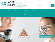 Tablet Screenshot of laservision.nl